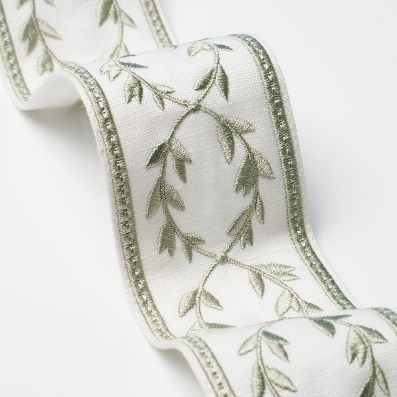 Schumacher X Paloma Contreras Maison Vine Trim, Celadon