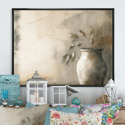 Still Life Blossoming Wildflowers In Retro Colors - Floral Wall Decor