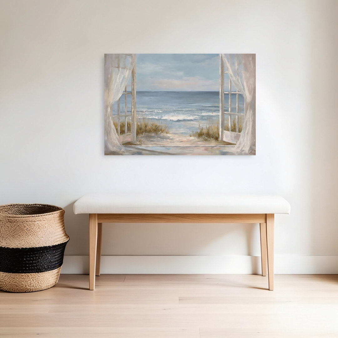 To The Beach Dreamy Peaceful Serene Coastal Wall Art Print