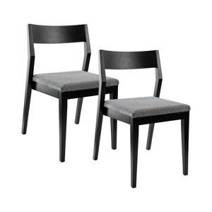 Dining Chair Frame (2 Pack) with Graphite Cushion