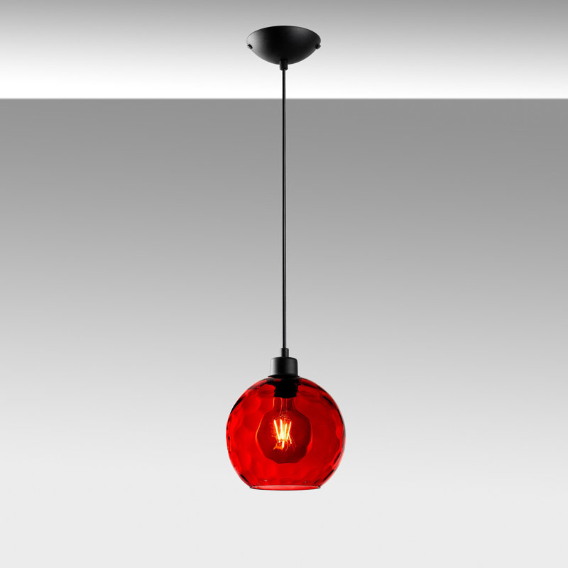 Sheen - Light Pendant, Black, Red