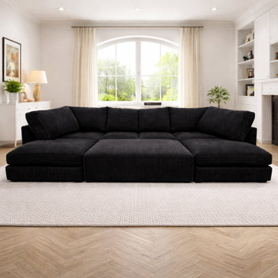 7 Seater Corduroy Sofa Bed