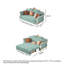 Canapé-lit convertible 90,55 po Modern Light Luxury-2129601410-2129601436