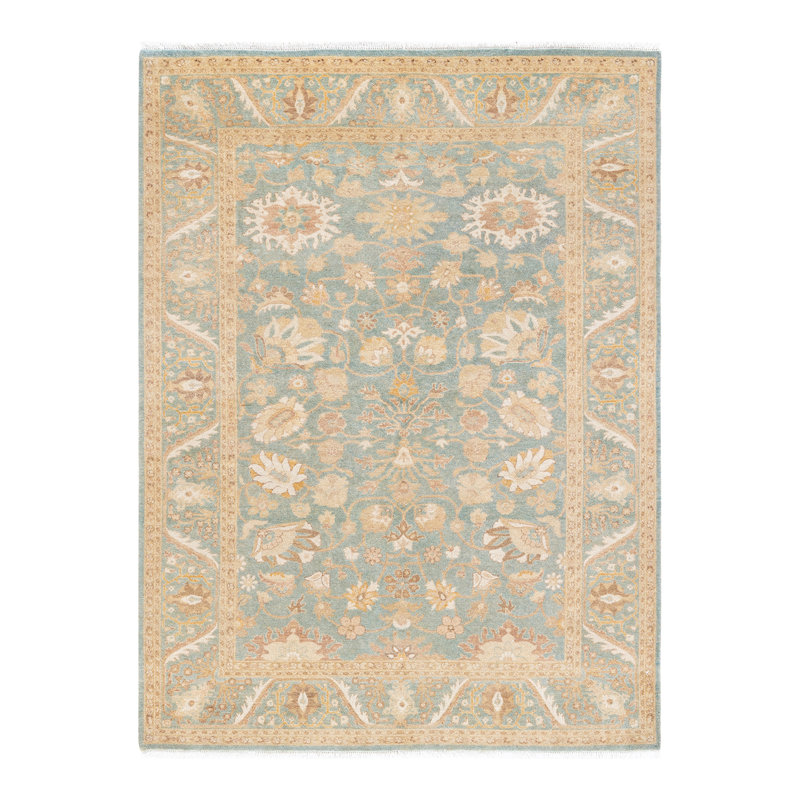 Classic One-of-a-Kind 4' 4" X 5' 10" Hand Knotted Area Rug