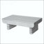 Table basse Mid-Century moderne avec tiroir cannelé-1286942074