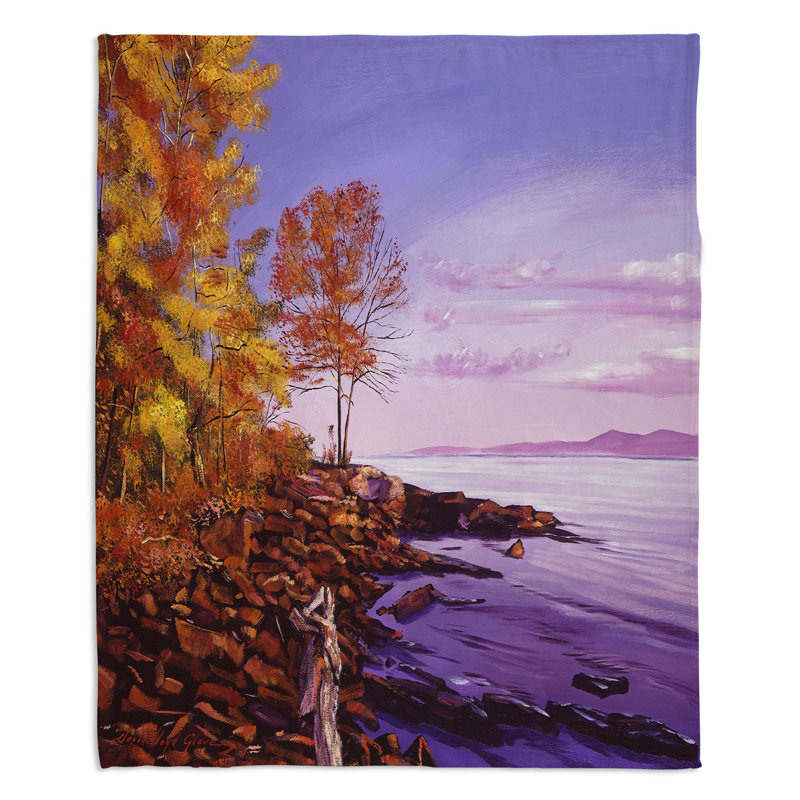 Hand Woven Throw Blanket, 68" x 80"
