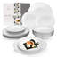 Brandine Piece Handmade Porcelain China Dinnerware Set - Service for 6