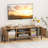 2-door Tv Stand With Charging Station Media Entertainment Center For Tvs Up To 65"