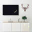 Crescent Moon & Planet Venus in Abstract - Wrapped Canvas-55313157