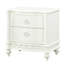 2 Nightstand For Bedroom - Spacious Tabletop Option With 2 Drawers Luxurious Accessory