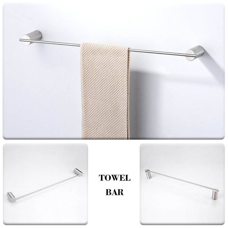 5 - Piece Bathroom Hardware Set, Brushed Nickel