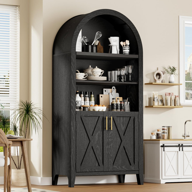 Armoire de rangement arquée