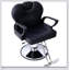 Fauteuil de coiffeur hydraulique robuste avec fonction d'inclinaison et siège plus large pour le confort et la durabilité du salon