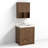 30" Bathroom Vanity With 2" Thassos White Quartz Countertop & Matching Wall-mounted Bathroom Cabinet Set-1558047174