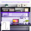 Bureau en U 83 po avec rehausse Lavel-219126109