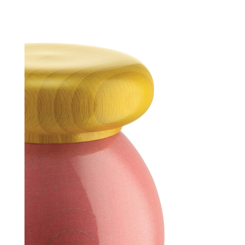 Colorful Beech-Wood Salt, Pepper, and Spice Grinder