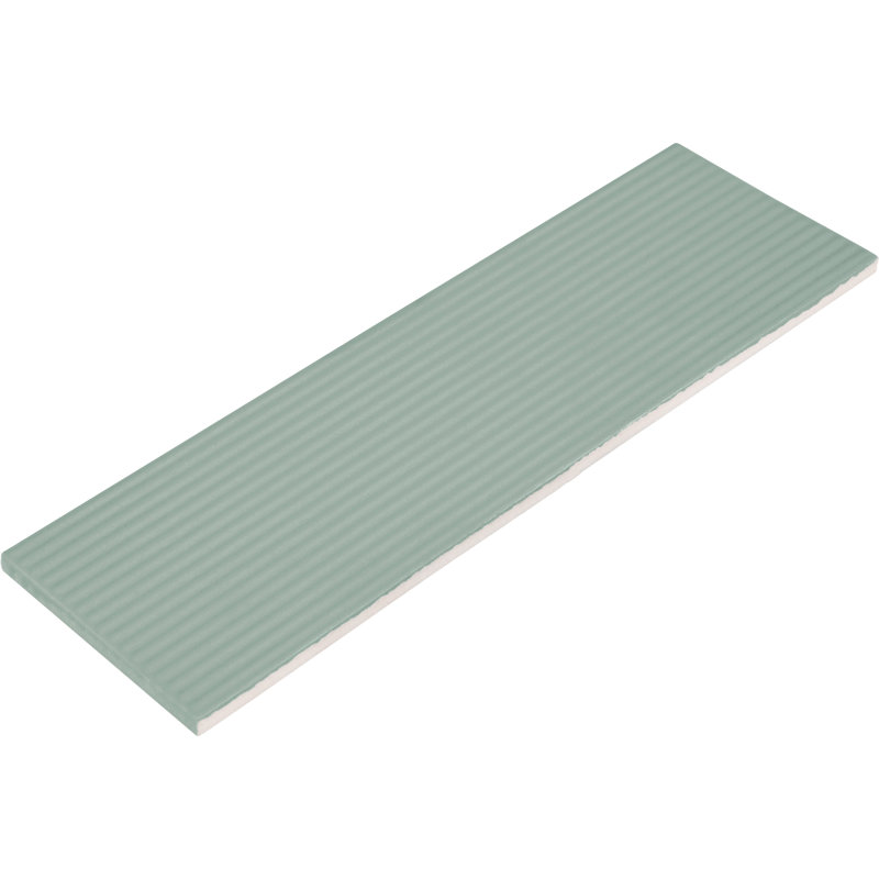 Stencil 4" x 12" Glazed Porcelain Linear Wall Tile (30 PC Per Carton) (8.72 SQFT Per Carton), Mint