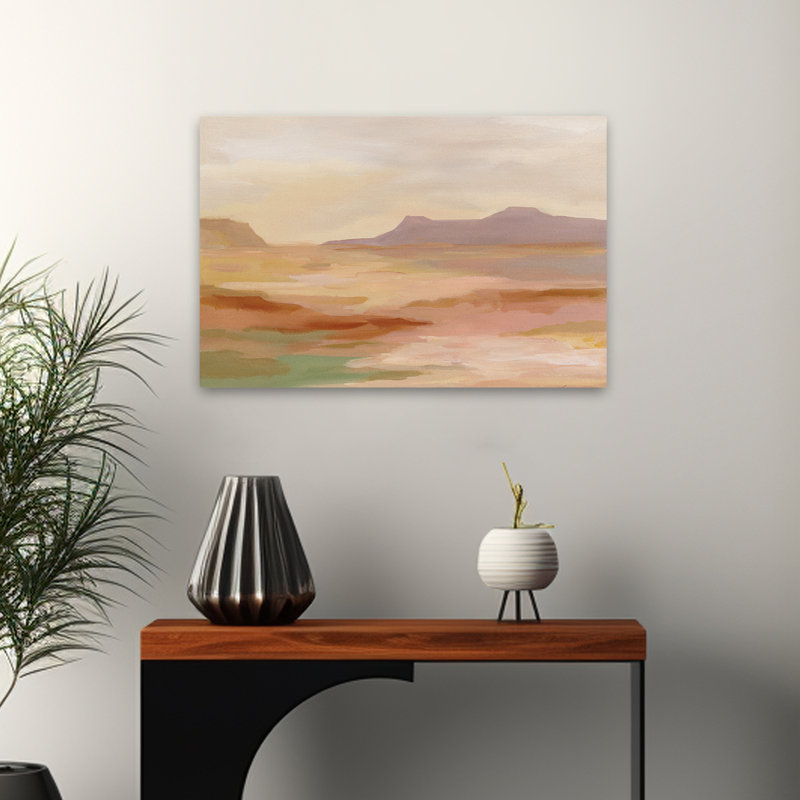 Abstrait - teintes désertiques, H 16 po x l 24 po