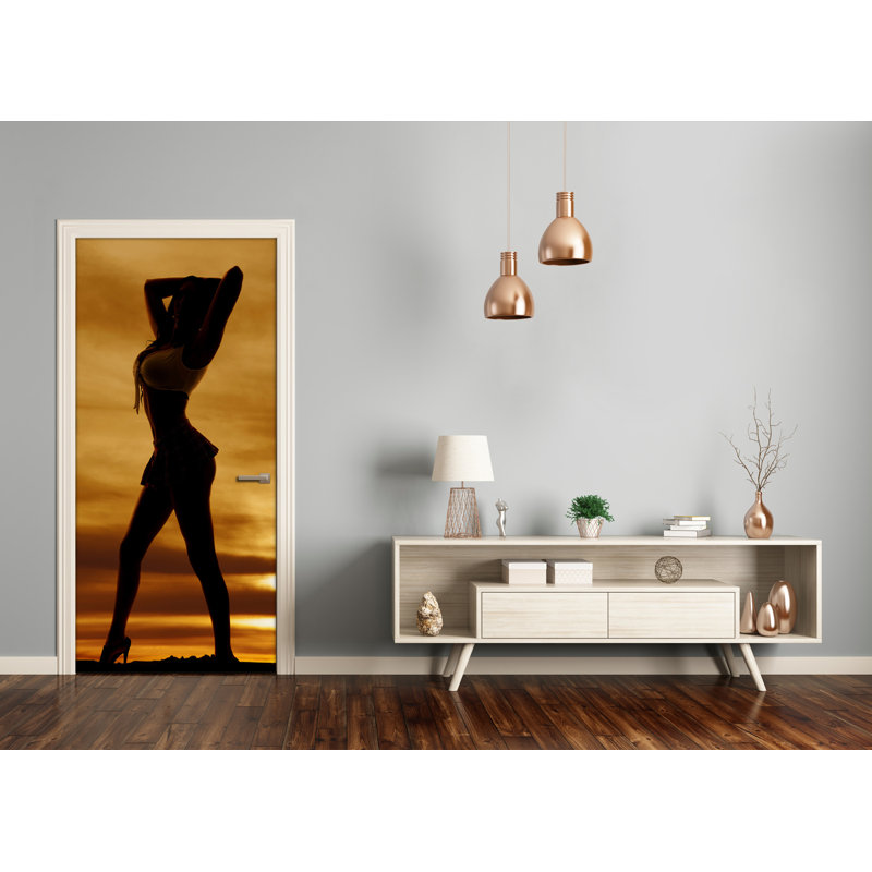Short Skirt Door Decal