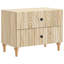 62cm W Manufactured Wood Bedside Table-1980662237