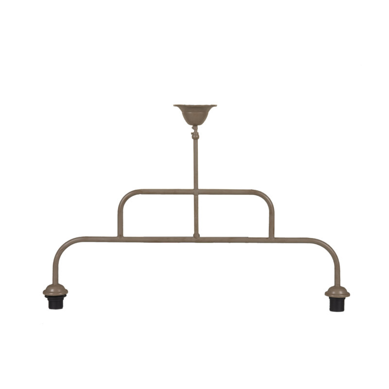 San Pablo - Light Kitchen Island Pendant, Pale Taupe Metal