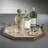 Conferina Mango Wood w/ Rattan Inlay Octagonal Tray-1772737978