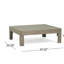 BANC D'ANGLE GAUCHE ET TABLE DE CAFÉ Oana, blanc