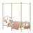 Turkay Metal Canopy Bed Frame-1203360076-1203314993