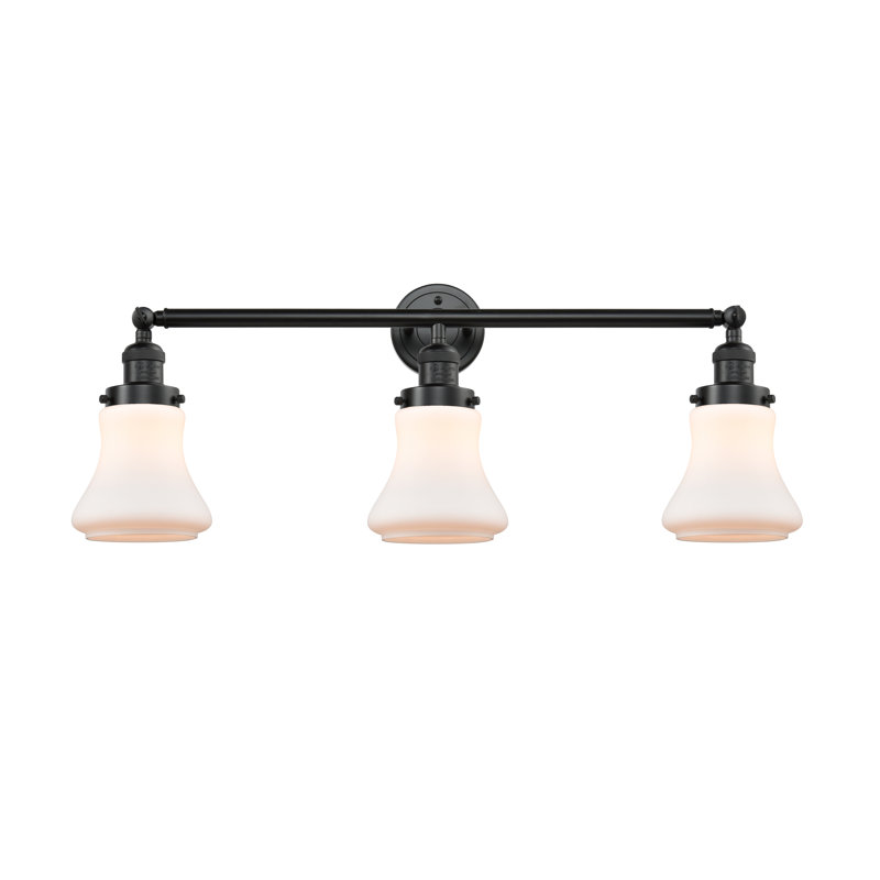 Edda 3 - Light Dimmable Vanity Light, Oil Rubbed Bronze, Matte White, 6 Watt Vinage LED Bulb
