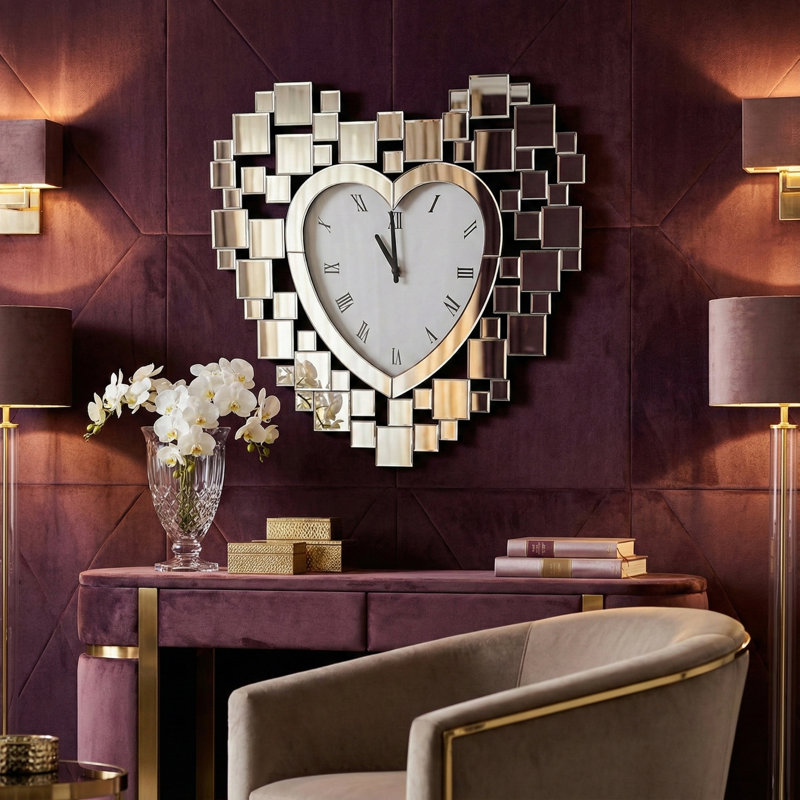 Montreal Glass Analog Wall Clock