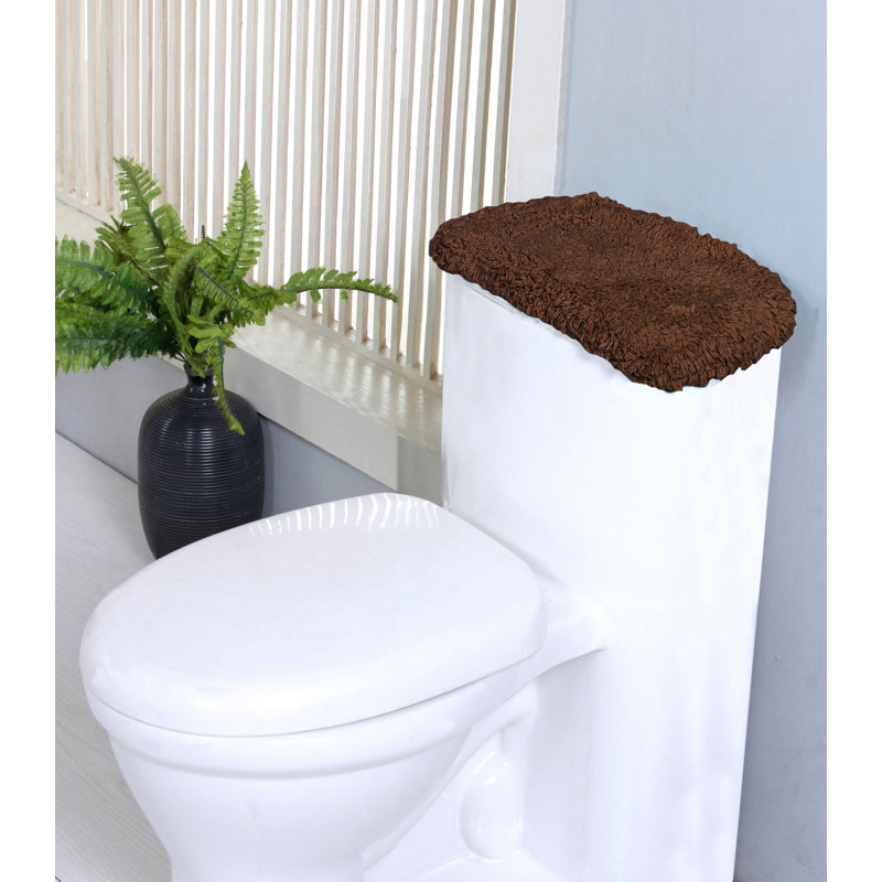 Tapis touffeté 100% coton Bublitz, très doux et lavable à la machine 10 po x 22 po, Chocolat