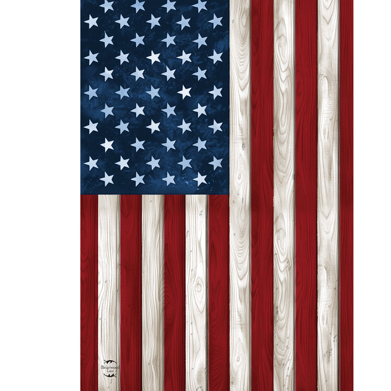 Drapeau de maison en bois