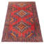 Tapis rouge Teimani 3 pi 6 po x 6 pi 6 po