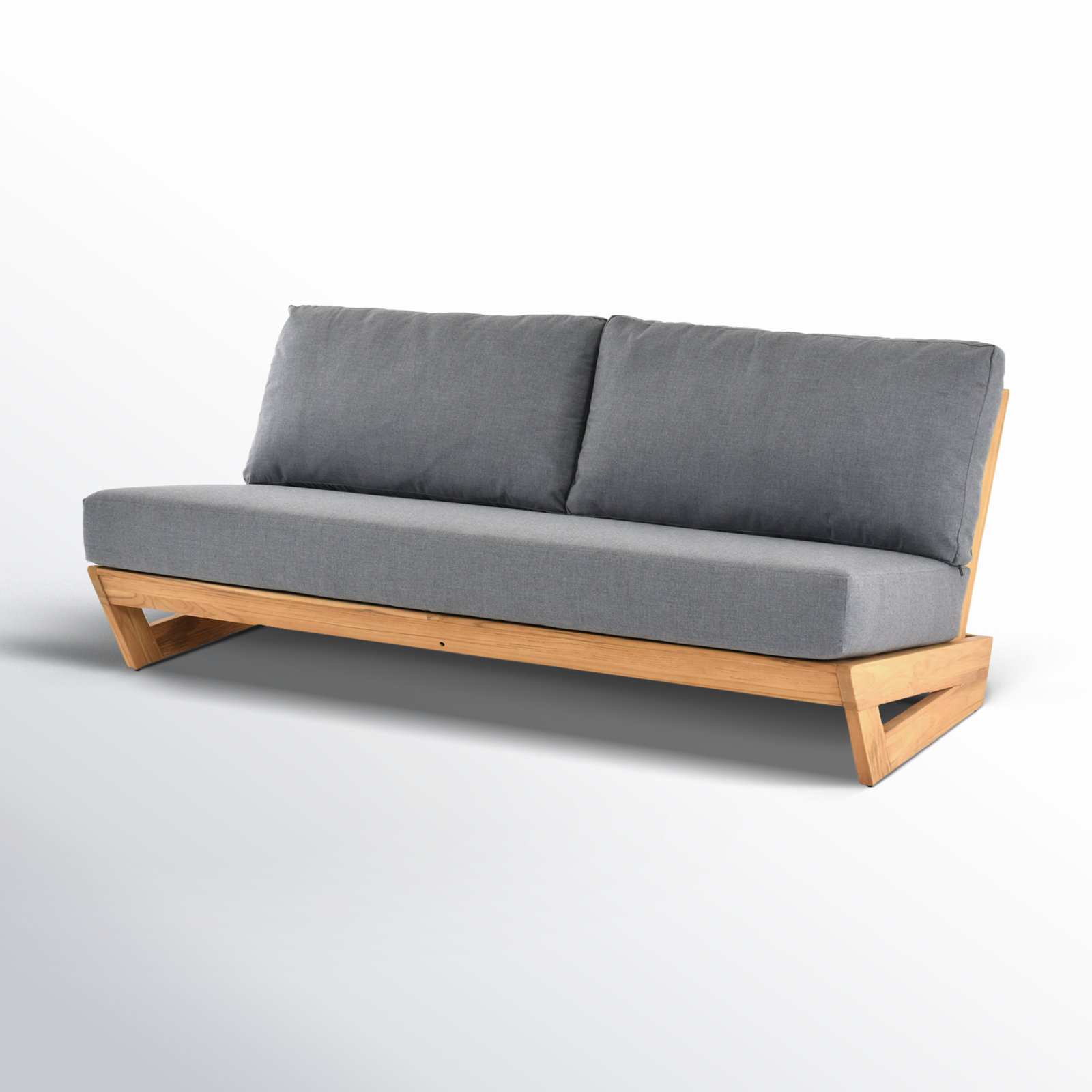 Hadria 72" Teak Outdoor Loveseat