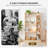 8-Tier Open Bookcase Bookshelf, Freestanding Display Storage Shelves For Bedroom Living Room Office