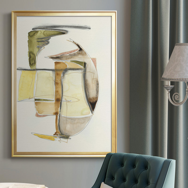 «Brown Sugar I», reproduction d'art sur toile, Cadre doré, H 24,5 po x l 18,5 po x P 1 po