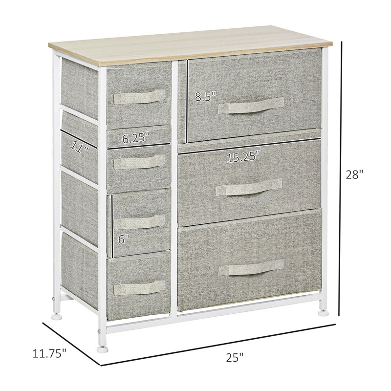 Wallick 7 Drawer Storage Drawer