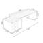 Bureau brun foncé + bois massif rectangulaire noir + bureaux en fer-108304498-108304502
