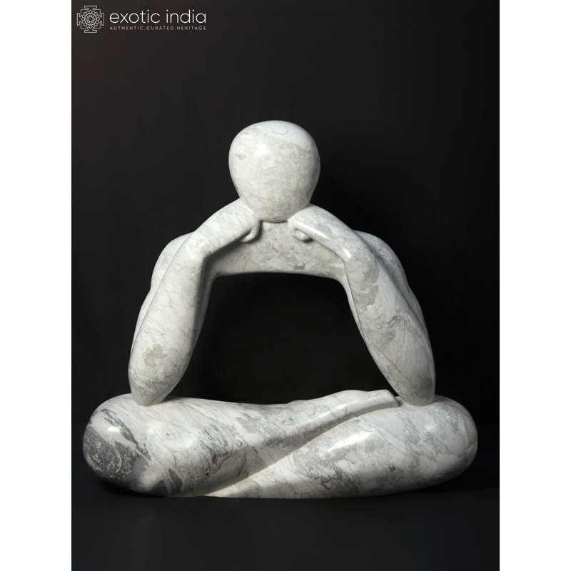 Statue de jardin Decor en marbre blanc brésilien Decor
