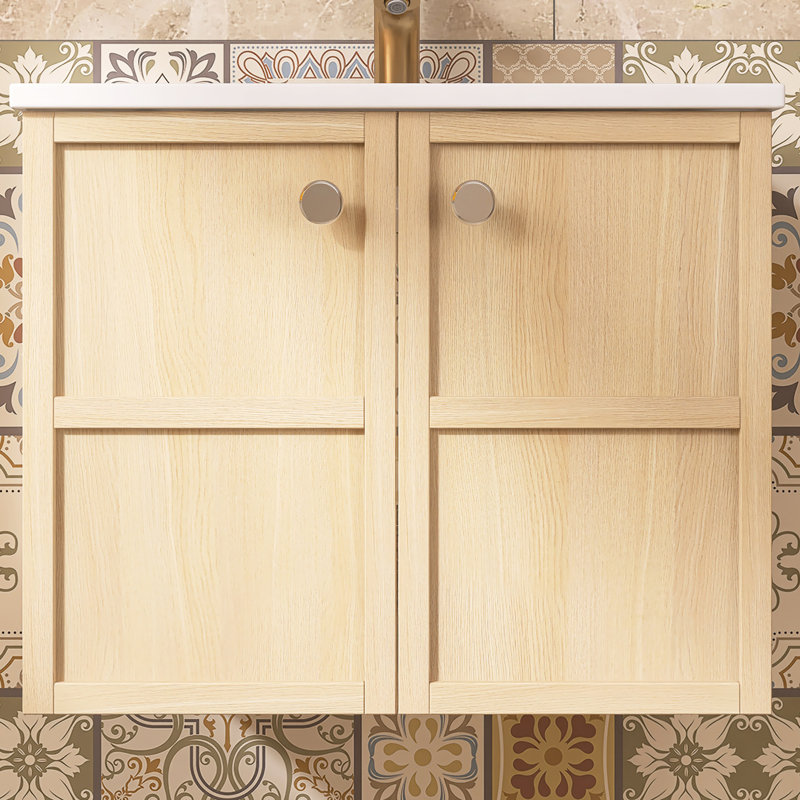 Meuble-lavabo simple 24 po avec comptoir en céramique 24 po, 24"