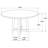Guinea High-Quality Walnut Solid Wood Dining Table