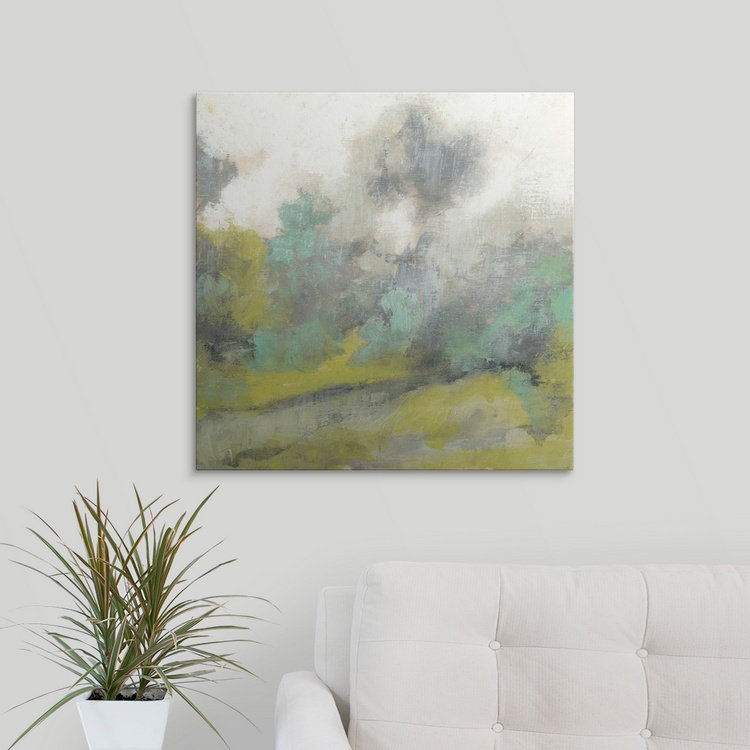 « i » jennifer de la peinture, reproduction d’art Pastel Walk, H 35 po x l 35 po x P 1,5 po, Toile