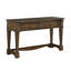 Console de canapé classique classique avec 2 tiroirs et meubles de salon en bois durable 1Pc