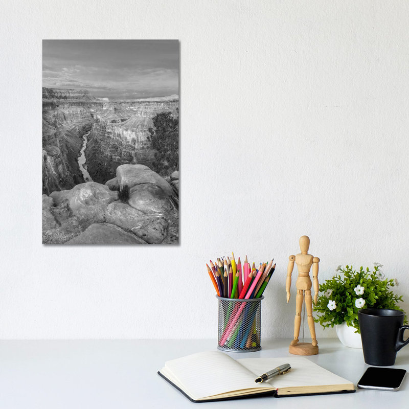 Colorado River From Toroweap Overlook,Grand Canyon, Arizona - Wrapped Canvas Print, 20.32 cm H x 30.48 cm W
