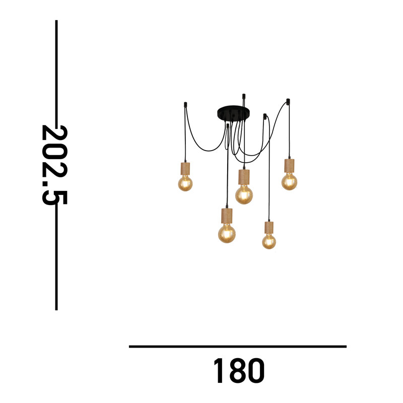 Jaretsi 5 - Light Bulb Pendant