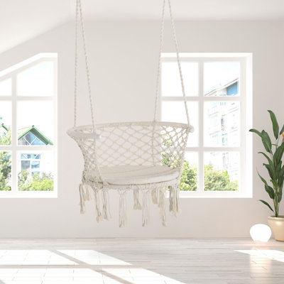 Chaise hamac en macramé Raleigh