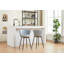 Tabouret de comptoir rembourré avec structure en métal (ensemble de 2)-1238120000