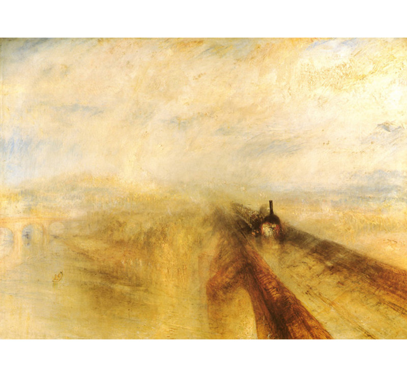 Pluie, vapeur et vitesse - Le chemin de fer Great Western, avant 1844 MCG-PF1092, H 18 po x l 24 po