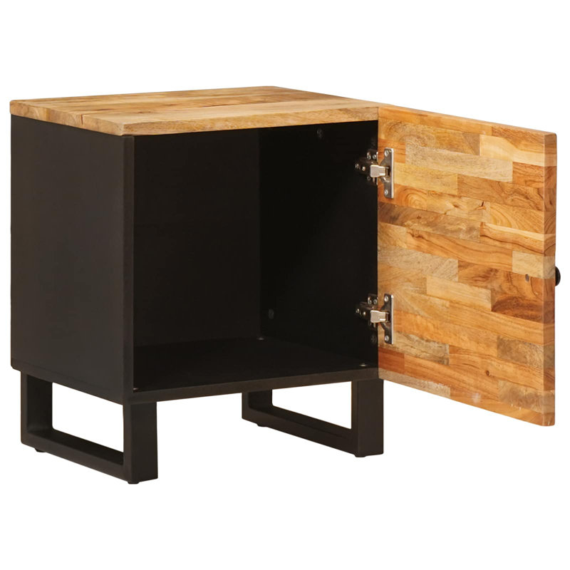 40cm W Solid Wood Bedside Table
