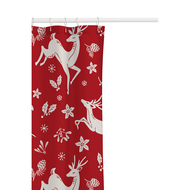 Rideau de douche léger, Rouge